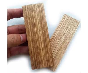 CYHTYM Couteau PoignéE éChelles Ensemble de 2 pièces de manche de couteau en bois massif, matériau vierge, artistes, charpentiers, planches de bricolage sculptées à la main