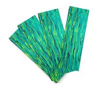 CYHTYM Couteau PoignéE éChelles Ensemble de 2 pièces vierges manche couteau, bricolage, matériau en résine jaune vert, pour incrustations décoratives dans les corps et cous guitare(670x43x6mm,4PCS)