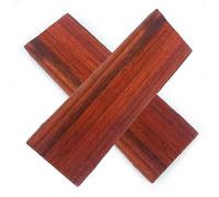 CYHTYM Couteau PoignéE éChelles Manche de couteau en bois de santal sculpté à la main, matériau vierge, couteau de charpentier, épée d'artisan, panneau de poignée incrusté, bricolage(Red pear wood)