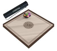 CYHTYM Grand Tapis de Mahjong carré, Nouveau Tapis de Table antidérapant de Style Chinois(60CM/23.6")