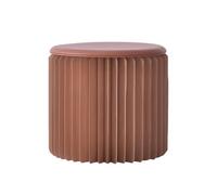 CYHTYM Tabouret Pliable Tabouret en Papier Pliant Circulaire, Chaise de Loisirs en accordéon à Structure en nid d'abeille avec Une capacité de Charge de 660ib(36x28cm/14.17x11)
