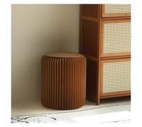 CYHTYM Tabouret Pliable Tabouret Pliant en Papier, Coussin en PU et Conception en nid d'abeille en Papier Kraft, Peut Supporter Une Chaise accordéon de 1102 Livres(32x37cm/12.6x14.6)