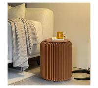 CYHTYM Tabouret Pliable Tabouret Pliant imperméable en Papier Kraft, Repose-Pieds de Chaise Portable en accordéon, pour librairies, vestiaires, magasins de détail(36x44cm/14.2x17.32)