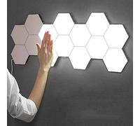 CYHY Splicing Smart LED, lampe murale Hexagonal, Panneaux A LED lumineux for l'éclairage un mur for l'intérieur, modulaire tactiles lumières sensibles nid d'abeille décoratif (Size : 5piece)