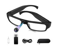 CYI Caméra Espion Lunettes HD1080P, Lunettes Caméra Discrète, Lunettes Caméras Cachée, Lunettes de Camera avec Enregistrement Vidéo pour Les activités en intérieur/extérieur