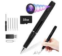 CYI Caméra Stylo Espion Mini caméra Cachée avec Carte SD 32GB Caméra Mirco pour l'apprentissage à la Maison et en Classe