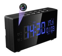 CYI Horloge Caméra Espion WiFi5G, Caméra Cachee Espion Portable HD1080P, Mini Camera WiFi Interieur sans Fil avec Grand Angle 135°Vision Nocturne Détection de Mouvement pour Maison, Bureau, etc.