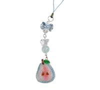 CYILPR Porte-clés avec breloque en forme de fruits pour téléphone portable et sac à dos, poire, taille unique