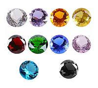 CYIOU 10 Pcs Cristal Artificiel, Verre Cristal Clair, Gemmes Pirate, Diamants Cristal, Strass Décoratifs, Pour Bijoux DIY/Fête/Accessoires De Mariage