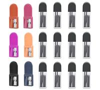 CYIOU 100 Pièces Recharge Boussole Mines de Rechange pour Compas Livré avec 2 Taille Crayons pour Les Notes Mathématiques ou Architecturales (2 mm)