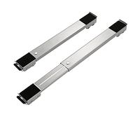 CYJAZNHH Base de lave-linge réglable avec roulettes - Support mobile multifonctionnel for réfrigérateurs, sèche-linge, etc.(Silver)