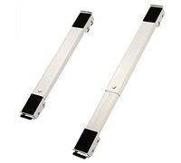 CYJAZNHH Base mobile réglable for lave-linge et réfrigérateurs - Charge maximale: 661lb, 24roues, support multifonctionnel (2pièces)(White)