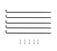 CYJAZNHH Lot de 36 Rayons Noirs en Acier 14G/14K 2,0 mm for vélo de Montagne/Route 76-128 mm(36pcs 78MM)