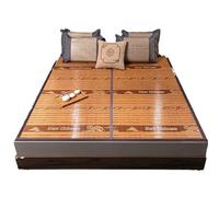 CYJAZNHH Matelas de Couchage Double Face en Bambou et Herbe glacée - Literie Confortable et écologique for Toutes Les Saisons(150 * 195cm)