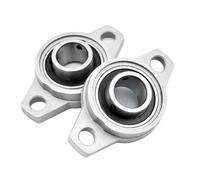CYJAZNHH Palier à semelle en alliage de zinc, mini-roulements 8-20 mm, lot de 2 ou 10 pièces(2Pcs,KFL004 20mm)