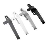 CYJAZNHH Poignée de fenêtre en Alliage de Zinc verrouillable à Bouton-Poussoir, Ajustement Universel, Lot de 1, Multicolore, Gauche et Droite(White,Right 1pcs)
