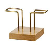 CYJAZNHH Porte-serviettes en laiton, base en bois massif, boîte à cure-dents, plateau en acrylique, hêtre et noyer for tables(Beech,Square)