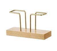 CYJAZNHH Porte-serviettes en laiton, base en bois massif, boîte à cure-dents, plateau en acrylique, hêtre et noyer for tables(Beech,Rectangular)