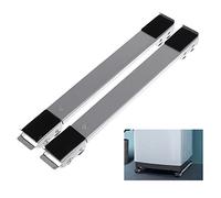 CYJAZNHH Socle de machine à laver multifonction réglable avec frein - Chariot mobile for lave-linge, sèche-linge et réfrigérateur(Silver)