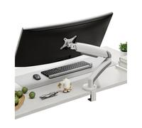 CYJAZNHH Support de Bureau for écran Unique, réglable for écran 32 Pouces, 2 à 9 kg, Fixation VESA, œillet Multicolore(White)