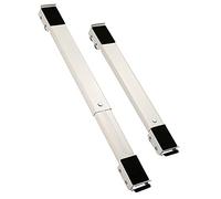 CYJAZNHH Support de machine à laver multifonction réglable avec roulettes - Base robuste for lave-linge, sèche-linge, réfrigérateur et lave-vaisselle - Supporte jusqu'à 300 kg (2 pièces)(White)