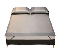 CYJAZNHH Tapis de lit Double Face en Bambou et Soie glacée, Gris, Plusieurs Tailles(180 * 220cm)