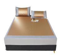 CYJAZNHH Tapis rafraîchissant en Bambou Double Face Pliable, Plusieurs Tailles, avec taie d'oreiller1/2(90 * 200cm)