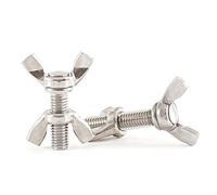 CYJAZNHH Vis À Oreilles Et Écrou À Oreilles En Acier Inoxydable 304, 2 Pièces, M8x80-150mm, Argent(M8x110mm)