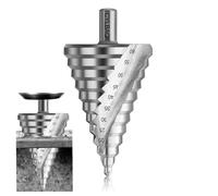 CYLBAQ Foret conique HSS de 6 à 60 mm, foret conique avec 12 niveaux, foret conique pour plastique, bois, tige de 13 mm, foret conique HSS de qualité supérieure