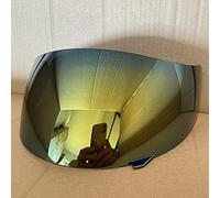 CYLCLNB Boucliers de Casque, compatibles avec Les Motos intégrales K3/K4, Casques Moto AGV Ca-SCO, Accessoires Pare-Brise (Bleu)(Gold)