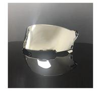 CYLCLNB Lentille de visière Casque, lentille Eliminator, Remplacement intégral Moto for Bell (Transparent)(Silver)