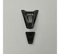 CYLCLNB Lentille de visière de Casque de Moto, Prise d'air inférieure for Casque HJC Rpha 11 (Venom 3)(Bright Black)