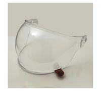 CYLCLNB Lentille de visière de Casque de Moto, Visière de Casque Bell Bullitt Bubble Tab (dorée)(Clear)