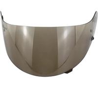 CYLCLNB Lentille de visière de Casque de Moto, Visière de Casque de Moto Coupe-Vent, UV, PC, résistant à la Chaleur, Pare-Soleil, Compatible avec CS-15/TR-1/FG-15/HS-11/FS-15/FS-11 (Fauve)(Tawny)