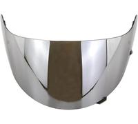 CYLCLNB Lentille de visière de Casque de Moto, Visière de Casque de Moto Coupe-Vent, UV, PC, résistant à la Chaleur, Pare-Soleil, Compatible avec CS-15/TR-1/FG-15/HS-11/FS-15/FS-11 (Fauve)(Silver)