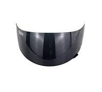 CYLCLNB Lentille de visière de Casque de Moto, Visière de Casque de Moto intégrale Anti-UV, Compatible avec Les modèles LS2 FF352/FF351/FF369/FF384 (Jaune)(Dark Brown)
