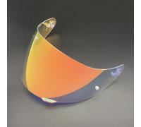CYLCLNB Lentille de visière de Casque de Moto, Visière for AGV K1 K1S K3SV K5S K5, Protection UV, visière de Moto (Bleue, for la journée)(Clear Red-for Day+Night)