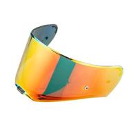 CYLCLNB Lentille de visière de Casque de Moto, Visière supplémentaire for Casque intégral LS2 FF390 B-reaker avec Trous for Film antibuée, Uniquement for Casques Moto LS2 FF390 (Bleu)(Red Gold)