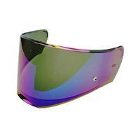 CYLCLNB Lentille de visière de Casque de Moto, Visière supplémentaire for Casque intégral LS2 FF390 B-reaker avec Trous for Film antibuée, Uniquement for Casques Moto LS2 FF390 (Bleu)(Rainbow)