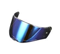 CYLCLNB Lentille de visière de Casque de Moto, Visière supplémentaire for Casque intégral LS2 FF390 B-reaker avec Trous for Film antibuée, Uniquement for Casques Moto LS2 FF390 (Bleu)(Revo Blue)