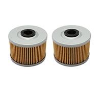 Cyleto Lot de 2 filtres à huile pour Kawasaki BN125 BN 125 Eliminator 125 1998 1999 2000 2001 2002 2003 2004 2005 2006 2007 2008 2009