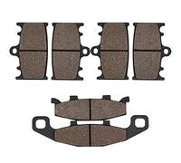 Cyleto Plaquettes de frein avant et arrière pour Kawasaki ZR1100 ZR 1100 Zephyr 1992-1995 ZX1100 ZX 1100 Ninja ZX11 1990-1993 ZZR1100 ZX 1100 C1-C3 1990-1992