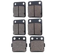 Cyleto Plaquettes de Frein avant et Arrière pour YAMAHA YFS 200 YFS200 Blaster 200 2003-2006 YFZ 350 Banshee 1988-2009 YFM 350 1992-2003 YFM350 Wolverine 1995-2004