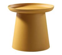 Cylinder Coffee Table Simple Living Room Small Apartment Cylindrical Coffee Table Modern Home Storage Side Table Low Table Gray m (Yellow M)