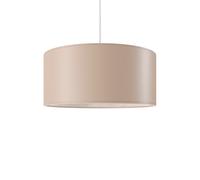Cylinder Lampe suspendue en cuir Ø50cm Crude Nature Cuero - CUERO ZYLINDER CRUDE WEISS