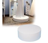 Cylinder Pedestal Stands for Party, Floor Display Cube Pedestal Box Wooden for Clothing Store,Large Tall 120 100 80 60 40 20 CM for Sculpture Exhibition Party(15.8x15.8in/40x40cm)