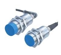 Cylinder Proximity Switch LJ30 sensoring 10mm / 15mm DC 6-36VDC NPN PNP NO NC NO+NC with 2M Aviation Plug Cable(Sn distance 10mm,NPN-NO PLUS NC-BEND 2M)(Sn distance 10mm,AC90-250V-NC-STRAIGHT 2M)