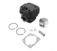 Cylindre 43mm pour Piston Kit pour Zenoah 45cc 4500 Tronçonneuse Révision avec Anneau à Goupille Circlips Noir
