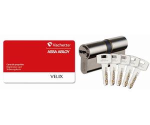 Cylindre 7101 Velix VACHETTE 5 clés réversible varié - VELIX