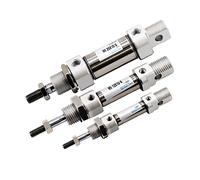 Cylindre à air pneumatique MI10 / 12/16/20/25-10 * 25x30x50x75-s-CA Petit cylindre pneumatique mini-acier inoxydable double action(Stroke 60mm,Bore 16mm)